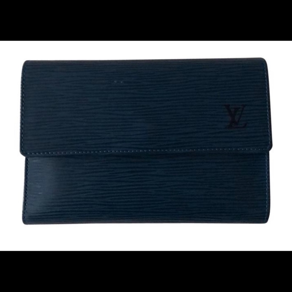 Louis Vuitton blue epi leather wallet